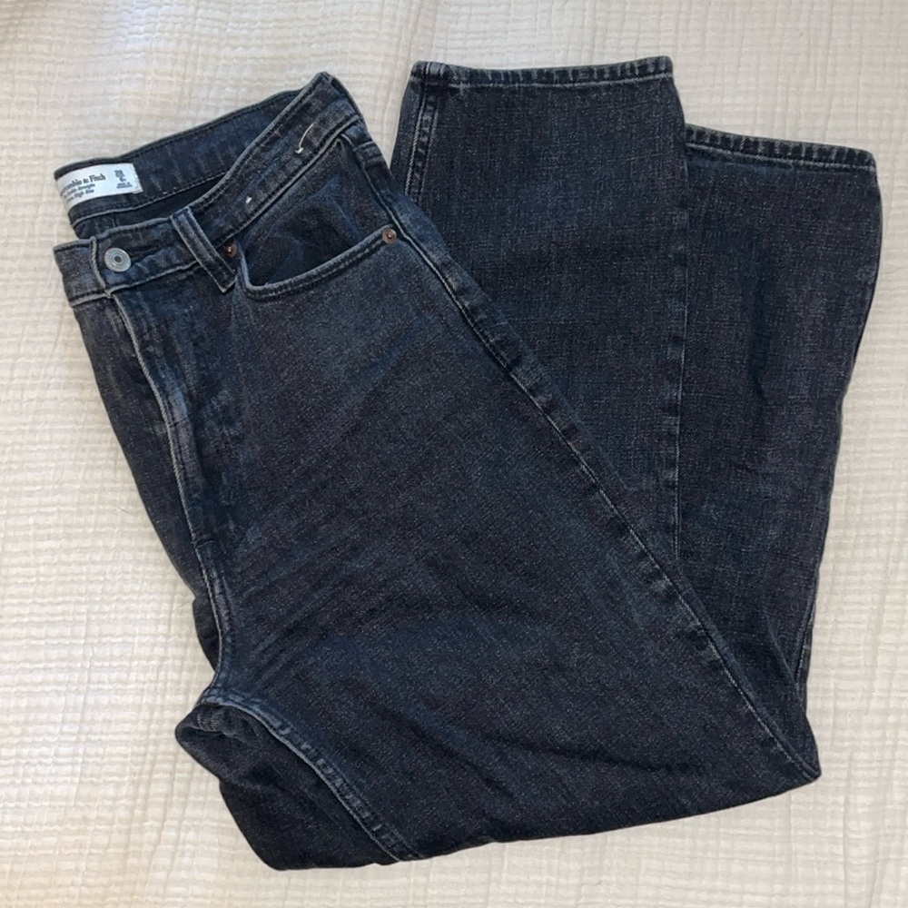 The Ankle Straight Ultra High Rise Jeans